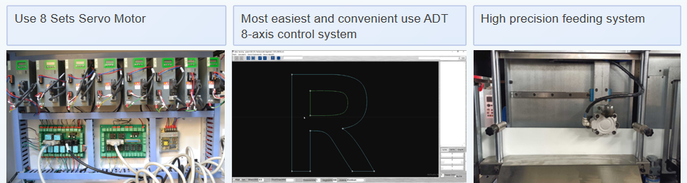 V Notch Flange Channel letter bending machine