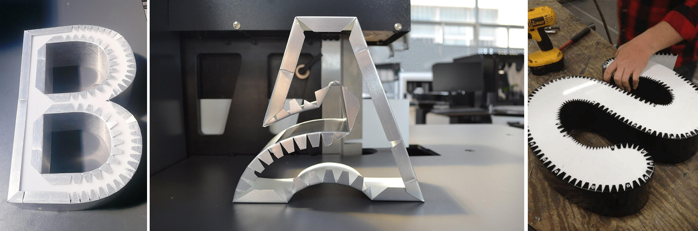 V Notch Flange Channel letter bending machine